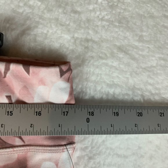 Harmony Balance‎ Yoga Pants Women's XL Pink Floral Polyester Elastic Waist 7057 - Picture 4 of 10